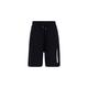 Shorts ALPHA INDUSTRIES "ALPHA Men - Flock Logo Short" Gr. XL, Normalgrößen, schwarz (black) Herren Hosen Shorts