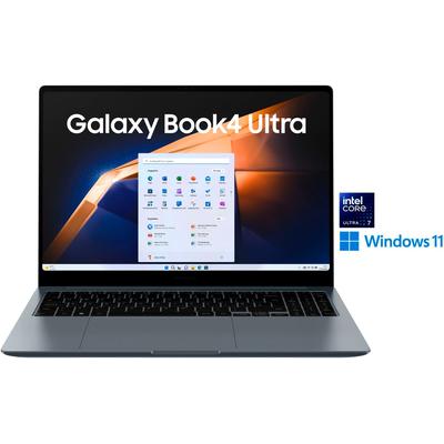 SAMSUNG Notebook "Galaxy Book4 (NP960X) Ultra 16''", grau, 16 GB RAM 512 GB SSD, Core Ultra 7, Microsoft Windows 11 Home, Notebooks, Intel Core Ultra 7 Prozessor, 16 GB + 512 GB