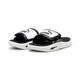 Sandale PUMA "SoftridePro 24 V Slides Erwachsene" Gr. 40.5, schwarz-weiß (black white) Schuhe Puma