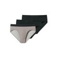 Rioslip SCHIESSER ""95/5"" Gr. 10 (4XL), 3 St., schwarz (schwarz gemuster sortiert) Herren Unterhosen Slips