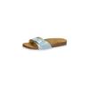 Pantolette LICO "Pantolette Bioline Once More", Gr. 38, grau, Synthetik, Schuhe