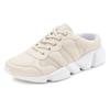 Sabot LASCANA, Damen, Gr. 38, beige, Obermaterial: 100% Textilmaterial. Futter: 100% Textilmaterial. Decksohle: 100% Textilmaterial. Laufsohle: 100% Synthetik, unifarben, casual, Schuhe Clog, Sneaker, Freizeitschuh, Halbschuh, aus Textil VEGAN