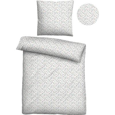 Bettwäsche "Haylie", weiß, B/L: 155cm x 220cm, , Renforcé, B/L: 80cm x 80cm, Renforcu00e9, Obermaterial: 100% Baumwolle, CASTELL - MARKENBETTWÄSCHE, Bettwäsche, hautsympathisch, 100% Baumwolle, Reißverschluss, ganzjährig nutzbar Image