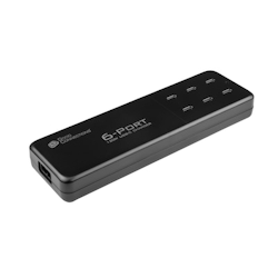 Good Connection USB-Desktop-Schnellladestation 120W 6-Port USB-C PD schwarz Image