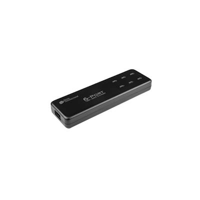 Good Connection USB-Desktop-Schnellladestation 120W 6-Port USB-C PD schwarz