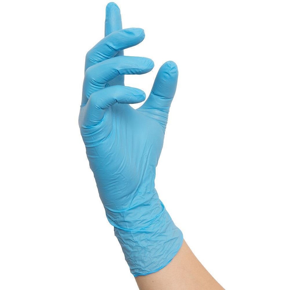MCD Medical Care Dental GmbH 1000 Nitras SUPREME NITRILE Nitrilhandschuhe | Gr. L | blau | Einweghandschuhe Image