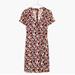 Madewell Dresses | Button-Wrap Dress In Viola Floral | Color: Gold/Red | Size: 2