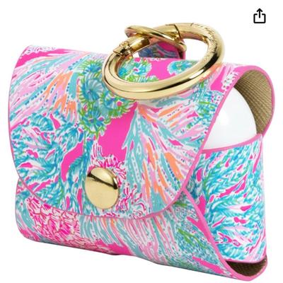 Lilly Pulitzer Cell Phones & Accessories | Lilly Pulitzer Wireless Airpod Pro Earbuds Case | Color: Gold/Pink | Size: Os