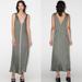 Zara Dresses | Bloggers Fav Zara Limited Edition Satin Effect Wrinkle Dress | Color: Gray/Silver | Size: Various