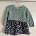 Zara Dresses | $20 Add On Zara Dress Floral Nordstrom Baby Dress Sweater Top H&M Nwot | Color: Green/Purple | Size: 18mb