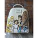 Disney Bags | New Disney Parks Star Wars Cartoon Characters Loungefly Mini Backpack, Nwt! | Color: Cream | Size: Os