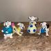 Disney Toys | Lot Of 4 Disney 101 Dalmatians Puppy Dog Small Toy Figures 2” - 3” - Vintage | Color: Black/White | Size: Lot Of 4