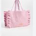 Anthropologie Bags | Anthropologie Poolside Signs Tote Bag Tote New With Tags 19 X12 | Color: Pink/Purple | Size: Os