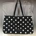 Kate Spade Bags | Kate Spade Polka Dot Black & White Tote Shopper Bag Beach Packable Travel | Color: Black/White | Size: 22 X 15 X 5”