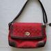 Coach Bags | Coach Red Shoulder Bag Red With Brown Leather | Color: Brown/Red | Size: Os