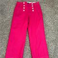 J. Crew Pants & Jumpsuits | J. Crew Peyton Stretch Linen Sailor Pants - 4 | Color: Pink | Size: 4