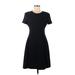 Theory Cocktail Dress - A-Line: Black Solid Dresses - Women's Size 6