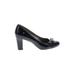 Liz Claiborne Heels: Blue Print Shoes - Women's Size 10 - Round Toe