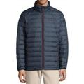 Columbia Jackets & Coats | Columbia Oyanta Blue Trail Zip Up Winter Insulated Puffer Jacket | Color: Blue/Red | Size: L