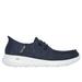 Skechers Men's Slip-ins: GO WALK Max - Free Hands Sneaker | Size 9.0 Extra Wide | Navy | Textile/Synthetic | Machine Washable