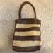 J. Crew Bags | $50 Sale Nwt J.Crew Raffia Stripe Tote Bag | Color: Brown/Tan | Size: Os