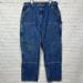 Carhartt Jeans | Carhartt Men’s 36 X 32 Medium Blue Denim Double Knee Utility Logger Jeans | Color: Blue | Size: 36