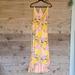 Anthropologie Dresses | Anthropologie Hutch Yellow And Pink Fruit Printed Wrap Dress Size Xsmall | Color: Pink/Yellow | Size: Xs