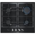 Bosch - Table de cuisson gaz 60cm 4 feux noir PCP6A6B90 - noir