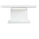 Table a manger rectangulaire extensible gigantic - Style contemporain - Décor blanc laqué - l