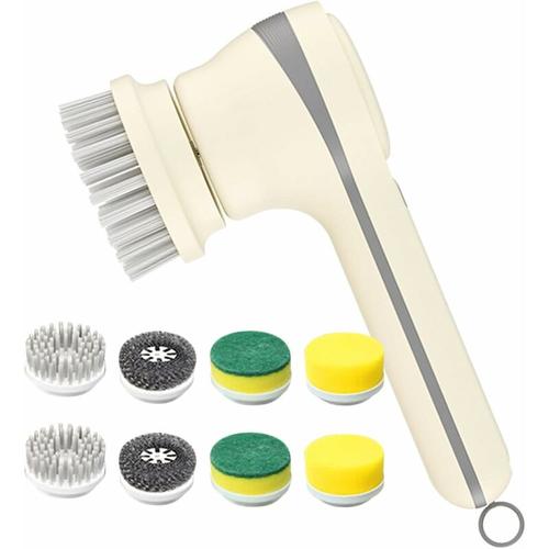 Jusch - Autolaveuse sans Fil, Brosse à récurer électrique, Épurateur électrique sans Fil à Brosse