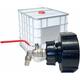 Robinet Cuve Connecteur 1000L Adaptateur de Réservoir ibc Adaptateur Cuve S100x8/S60x6 Filetage