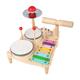 Harilla Xylophone Drum Set Baby Musical Toys Multifunctional Musical Toy Kids Baby Drum Set Musical Instrument Toy for Party Favor