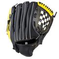 ELTOX Baseball Glove,Softball Gloves 1 Piece Left Hand Baseball Glove PU Thickened Baseball Glove Children Youth Closed Basked Softball Gloves (Color : Yellow, Size : L)