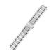 ONECMN Ceramic Watchband For GUESS Watch Strap Light Plus Stainless Steel Bracelet 23 * 14mm Watchbands (Color : White silver, Size : 23-14mm)