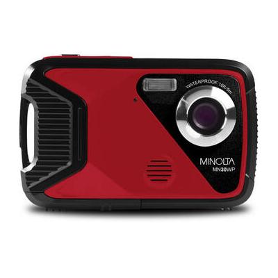 Minolta Used MN30WP Waterproof Digital Camera (Red) MN30WP-R