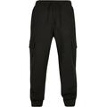 Jogginghose URBAN CLASSICS "Urban Classics Herren Comfort Military Pants" Gr. S, US-Größen, schwarz (black) Herren Hosen Jogginghosen