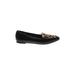 Me Too Flats: Black Leopard Print Shoes - Women's Size 6 - Almond Toe