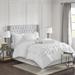 7pc Full Embroidery Tufted Comforter Set White