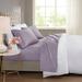 4pc Queen 600 Thread Count Cooling Cotton Blend Sheet Set Purple