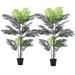 4 FT Artificial Areca Palm Tree, 2 PCS - N/A