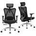 SIHOO Ergonomic Office Chair Mesh High Back Desk Chair Computer Chair,300lb, Black - 64*70*123