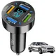 Chargeur de voiture rapide USB adaptateur QC3.0 66W USB C 4 ports charge rapide prise USB Type