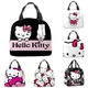 Sanurgente Cartoon Hello Kitty Lunch Bag Portable KT Bento Bag Worker Bag Riz Bag Imperméable