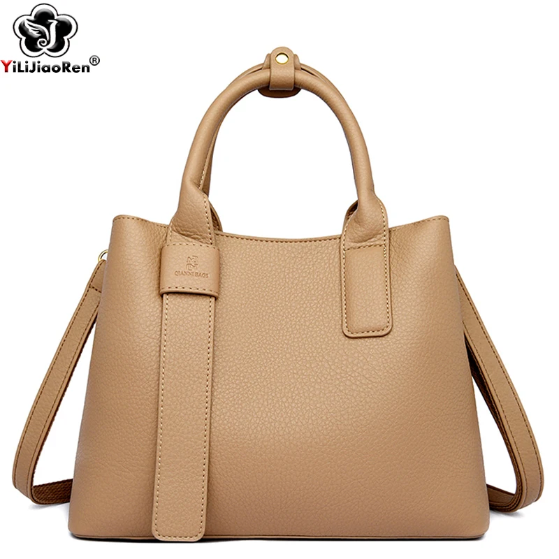 Sacs à main de mode pour femmes sac à main en cuir souple sacs à bandoulière de luxe concepteur grand fourre-tout dames sac à bandoulière femme