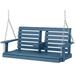 Rosecliff Heights HDPE Porch Swing Plastic in Blue | Wayfair A4DA24D77D0C40E8AABE967A64A9BE98