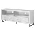 Monarch Specialties Inc TV Stand for TVs up to 48" Wood in White | Wayfair VM-2518