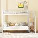 Mason & Marbles Adrastus Bunk Bed Metal in White | 67 H x 41 W x 93 D in | Wayfair A179F9A354E646C9A49C14E287B0C100