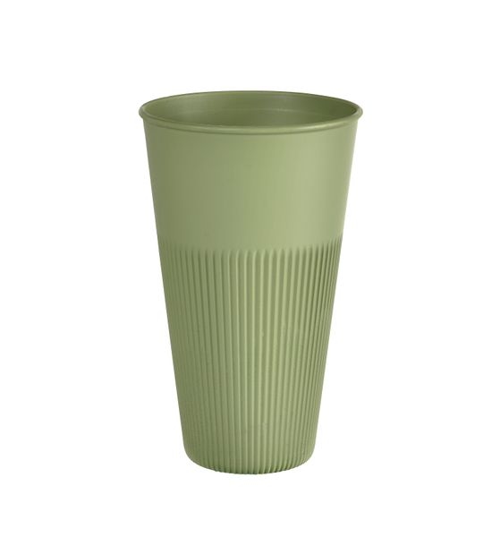 240 Hot Stripes Becher Mehrweg 48 cl/16 oz Grün, 480 ml Image
