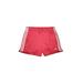 Adidas Athletic Shorts: Red Solid Activewear - Women's Size Medium