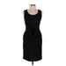 Adrienne Vittadini Casual Dress - Sheath: Black Dresses - Women's Size 8